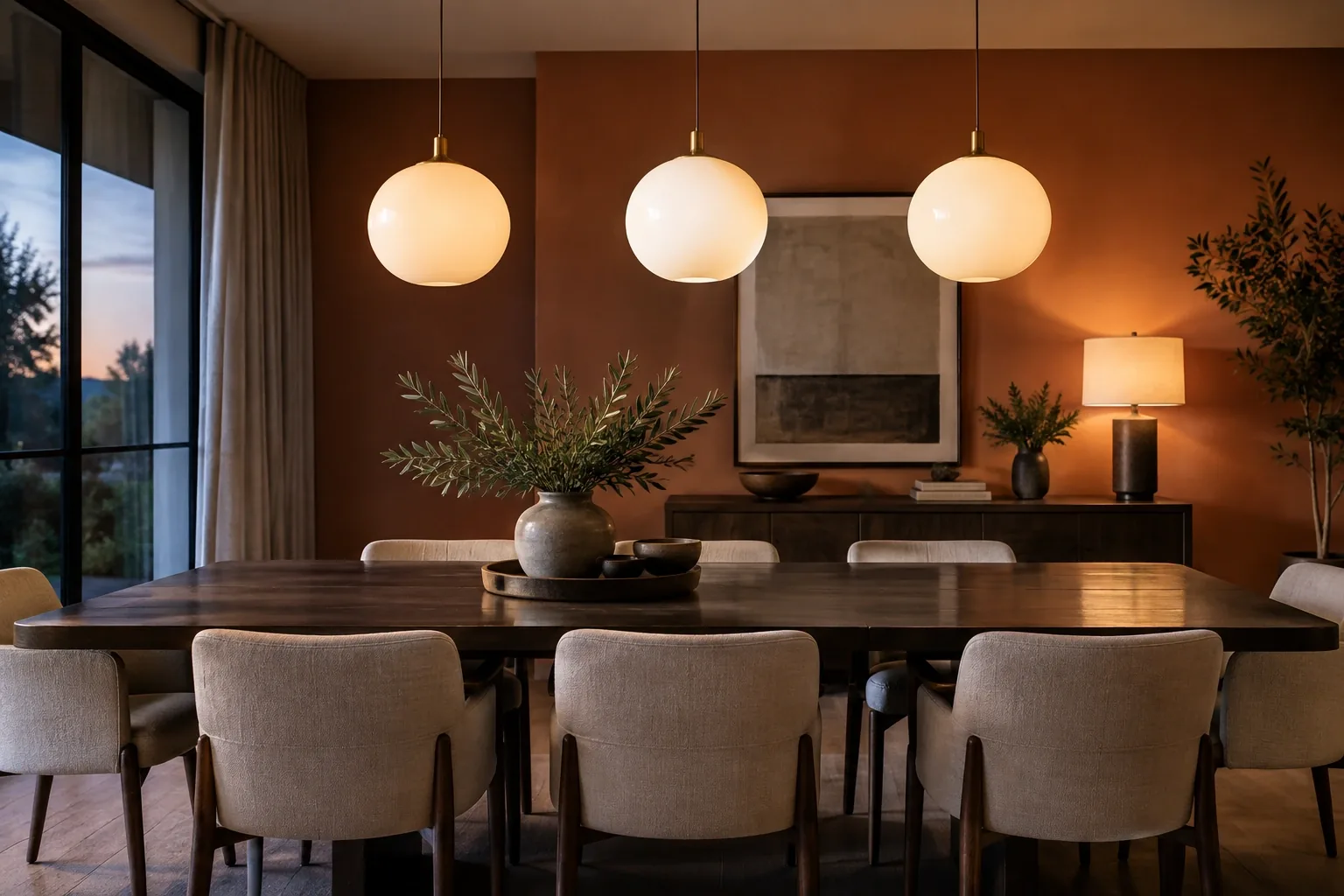 Illustrative example for lighting installation