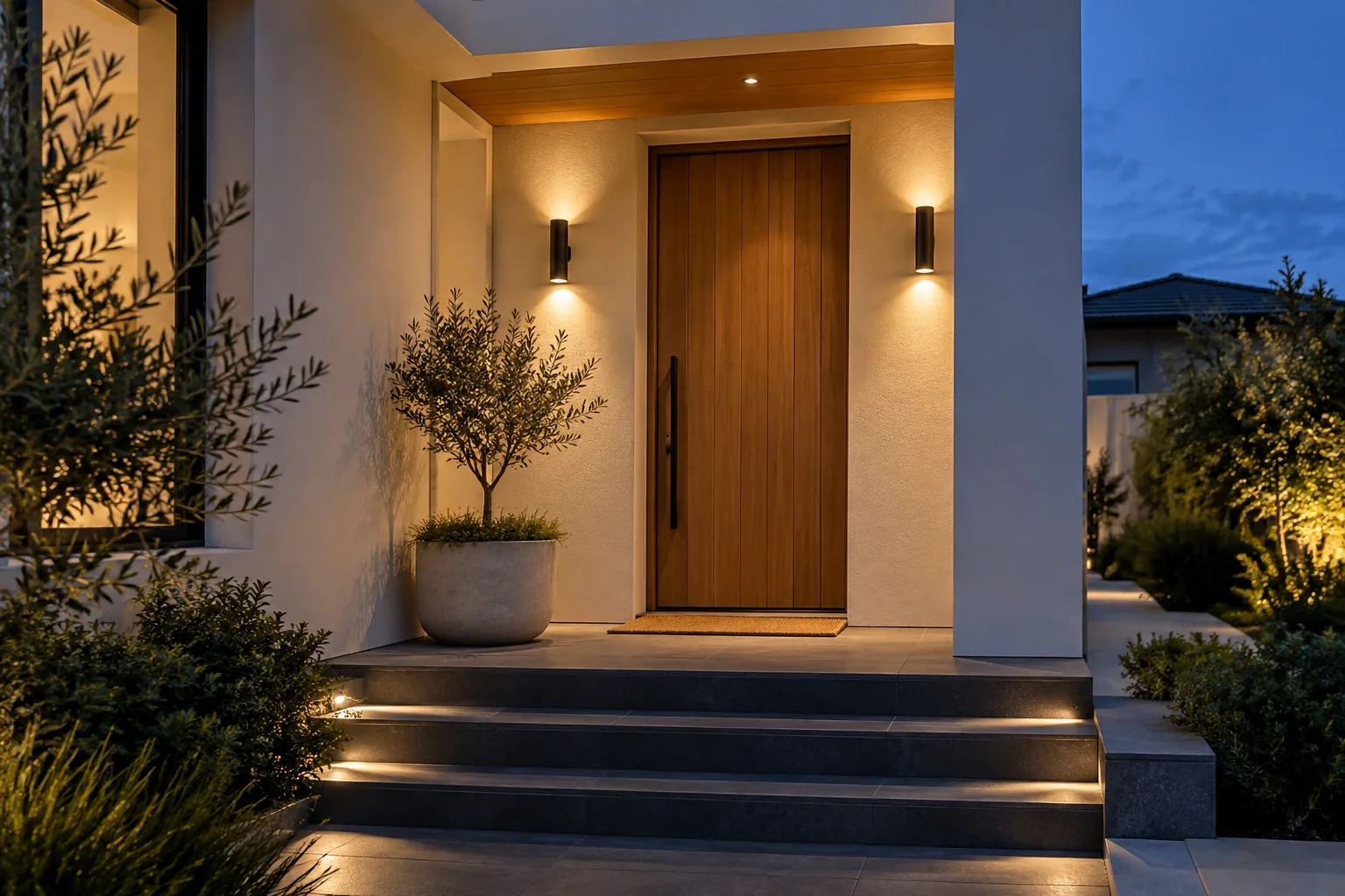 Illustrative project example: entrance lighting